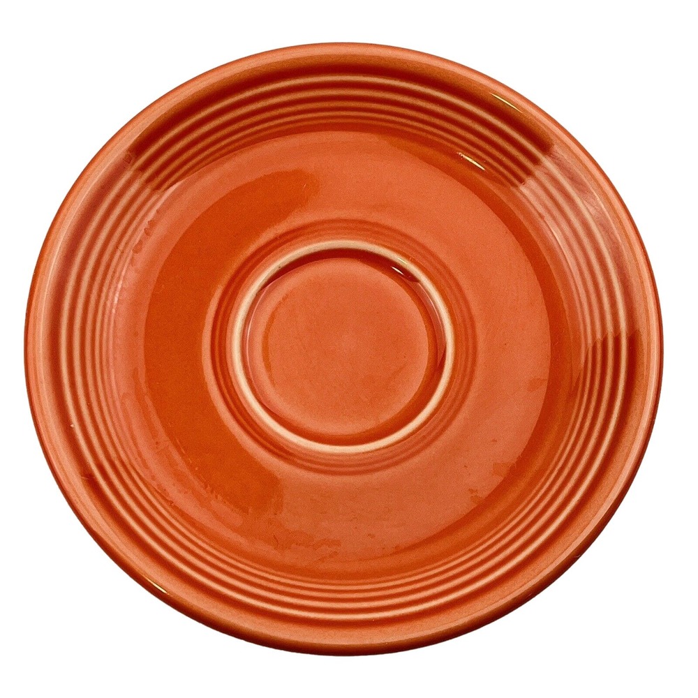 Fiesta Persimmon Saucer Replacement Only LLB 1997‎ Homer Laughlin